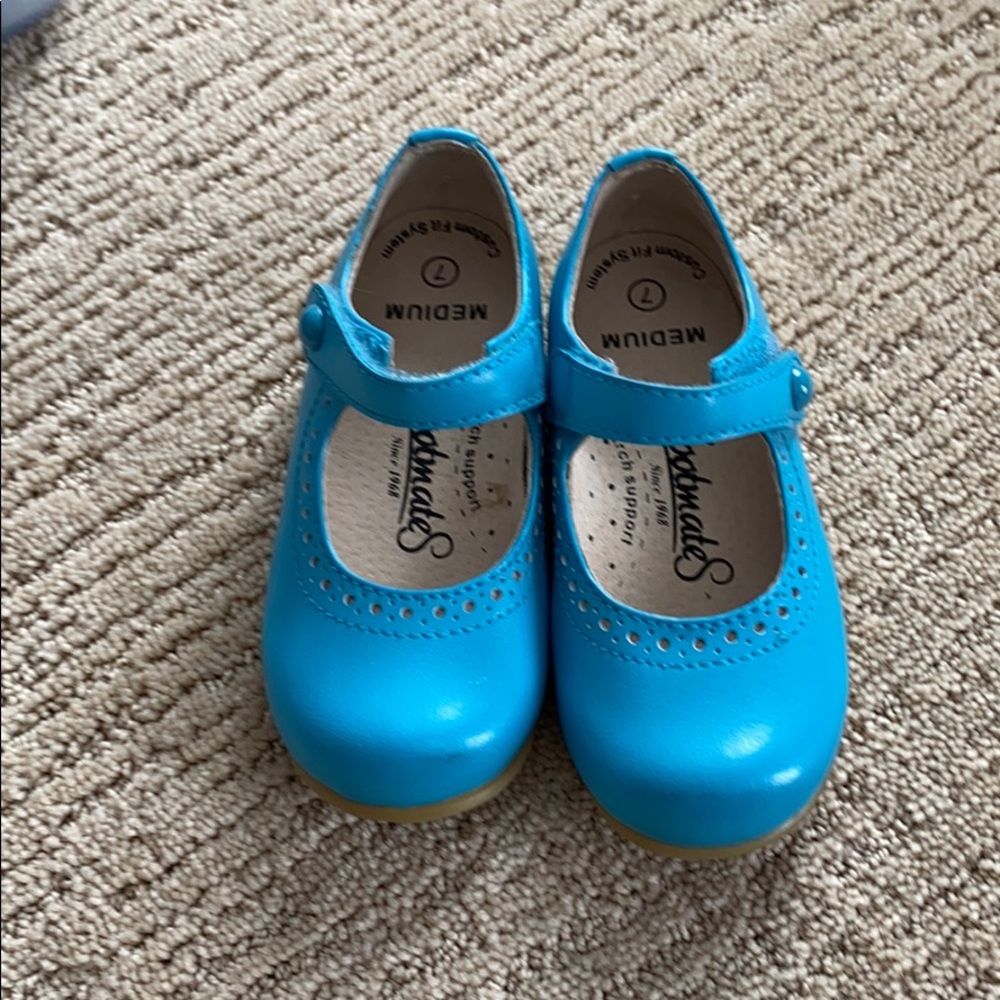 Footmates Size 7 Blue Maryjanes